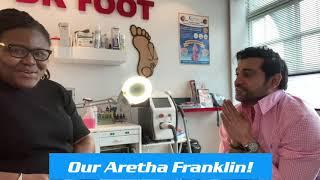 Heel Pain Patient, Plantar Fasciitis and Heel Spur Cured in a few weeks - Abid Hussain Podiatrist