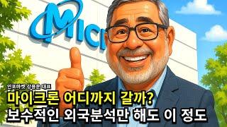마이크론 어디까지 갈까? - 보수적인 외국분석만 해도 이 정도 | 인포마켓 강용운 대표