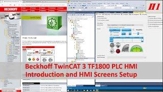 HMI01. Beckhoff PLC HMI - Introduction and HMI Screens Setup (1/6)