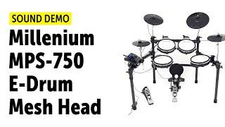 Millenium | MPS-750 | E-Drum Mesh Head | Sound Demo