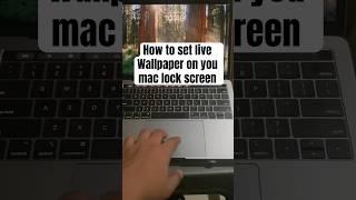 macOS Sequoia live Wallpaper on lockscreen #appleuser #tutorial