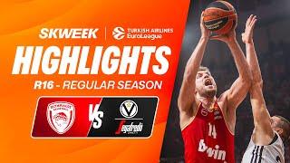 CAN VEZENKOV STOP OLYMPIACOS LOSING STREAK  ? -  Olympiacos vs Virtus Bologne - Highlights R16