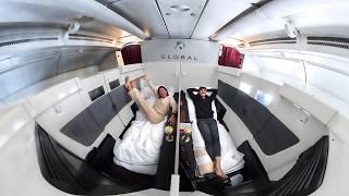 First Class on the World's Newest Airline (Global Airlines)