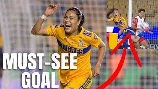 Jacqui Ovalle's INSANE scorpion kick goal'