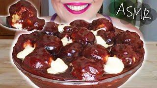 ASMR: CHOCOLATE PROFITEROLES  | Mukbang - 먹방 | Real Eating Sounds