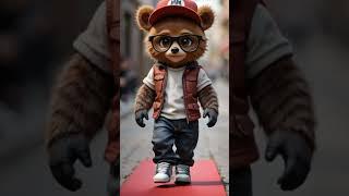 Bear small fashion #bear #trending #virals #pets #bearshorts #shorts #funny #cute #fashion #youtube