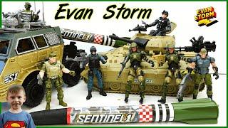 Army Action Figures Mystery Surprise Box Battle Tank, Hover Craft and Rocket launcher