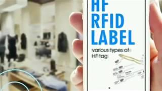 HF RFID Label, 13.56MHZ Frequency With Dry Inlay, Wet Inlay, Custom Antenna Style