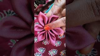 How to make a fabric flower design? #trending #diy #fabric #latkan