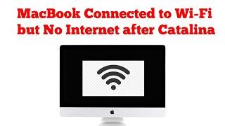 Mac Connected to Wi-Fi but No Internet after macOS Catalina - Fixed