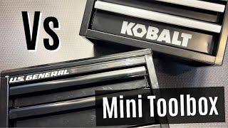 KOBALT Vs US General mini Tool Box