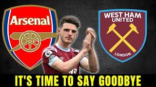 DECLAN RICE WRITES FAREWELL LETTER TO WEST HAM FANS