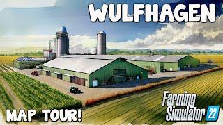 ‘NEW’ MOD MAP “WULFHAGEN” TOUR! ON Farming Simulator 22 (Review) PS5.