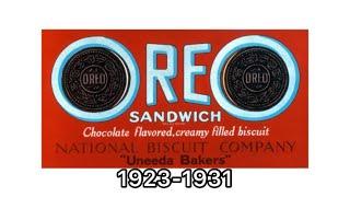 Oreo historical logos