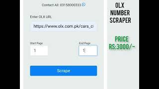 olx number scraper numberscraper.com