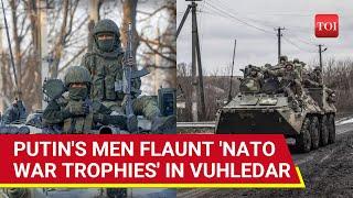 Russia Army Seizes NATO Weapons, Military Vehicles In Vuhledar After Ukrainian Troops Flee Town