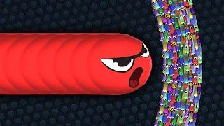 Slither.io 1 PRO TROLL SNAKE vs 999 TINY SNAKES | EPIC SLITHERIO GAMEPLAY