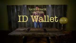 Simple and Small Front Pocket ID Wallet Saddleback Style