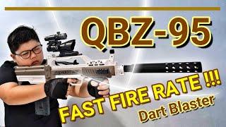 QBZ 95 Toy Gun Review | PUBG QBZ | Assault Rifle Dart Blaster #ToyGuns