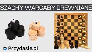 Szachy tradycyjne drewniane warcaby tryktrak 3w1 #3743 | PrzydaSiePL