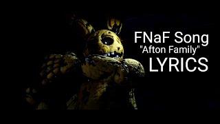 FNaF Song: "Afton Family" by KryFuZe (Russell Sapphire Remix) | Lyrics