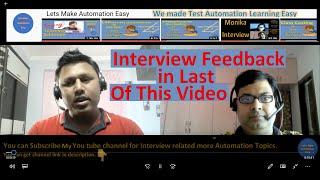 Automation Testing - Java Mock Interview (2.5 Years Automation Experience) | Pradeep Nailwal