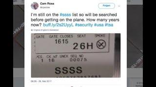 Das bedeutet "SSSS" auf Ihrem Flugticket in Richtung USA