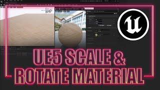 SCALE AND ROTATE Materials - UE5 - Quick Tutorial!