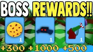 *EVERY* BOSS FIGHT REWARD!! | Build a boat for treasure ROBLOX