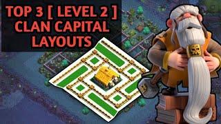 Best Clan Capital Level 2 Layouts [ TOP 3 ] #shorts #clashofclans #clancapital