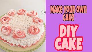 DIY CAKE DESIGN| Make your own cake| easy steps