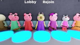 WORLD OF ROBLOX PIGGY ALL SKINS + ALL JUMPSCARES