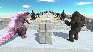 WHO IS FASTER,STRONGER EVOLVED GODZILLA VS KONG - Kaiju Nation