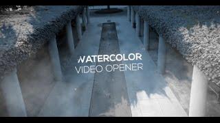 After Effects Template: Watercolor Video Opener