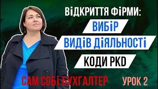 Як вибрати види діяльності і що таке код ПКД. Підготовка до відкриття фірми.