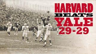 Harvard Beats Yale 29-29 | Full Documentary Movie