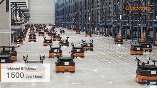 Winit X Quicktron | World's largest Automated Bin-to-person Warehouse