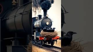 The Crow Laid Eggs in the Train, But the Train Left the Station... What Happened #ai