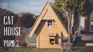 DIY Cat house - roof and façade, part 2