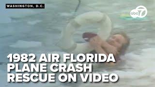 AIR FLORIDA CRASH: Footage of 1982 plane crash over Potomac River, killed 78 people