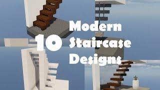 Minecraft | 5 Modern Staircase Designs to add to your House (1.18