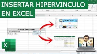 Como INSERTAR un HIPERVINCULO en EXCEL