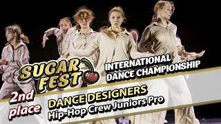 2-nd Place - DANCE DESIGNERS - Hip-Hop Crew Juniors Pro