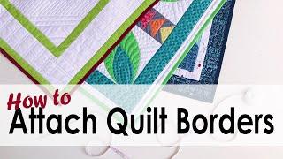 How to Attach Quilt Borders that Lay Flat with On Williams Street