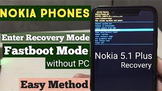 How to enter Recovery Mode in Nokia 5.1 Plus and other Nokia devices without PC |Fastboot Mode|