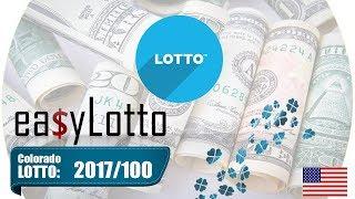 Colorado LOTTO numbers Dec 16 2017