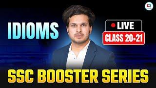 SSC 2025 | SSC English | Idioms | Booster Series | Class-20-21 | Jaideep Sir #ssc