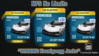 NFS No Limits: WINNING Koenigsegg Jesko from “Shadow Fall” (NFS Flashback Event)