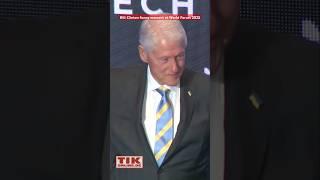 Bill Clinton at The World Forum 2025 Berlin #billclinton #president #funny #necktie #tie #ukraine
