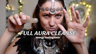 DEEP AURA CLEANSE | negative energy removal, stop energy leaks, crystal healing |Energy Healing ASMR